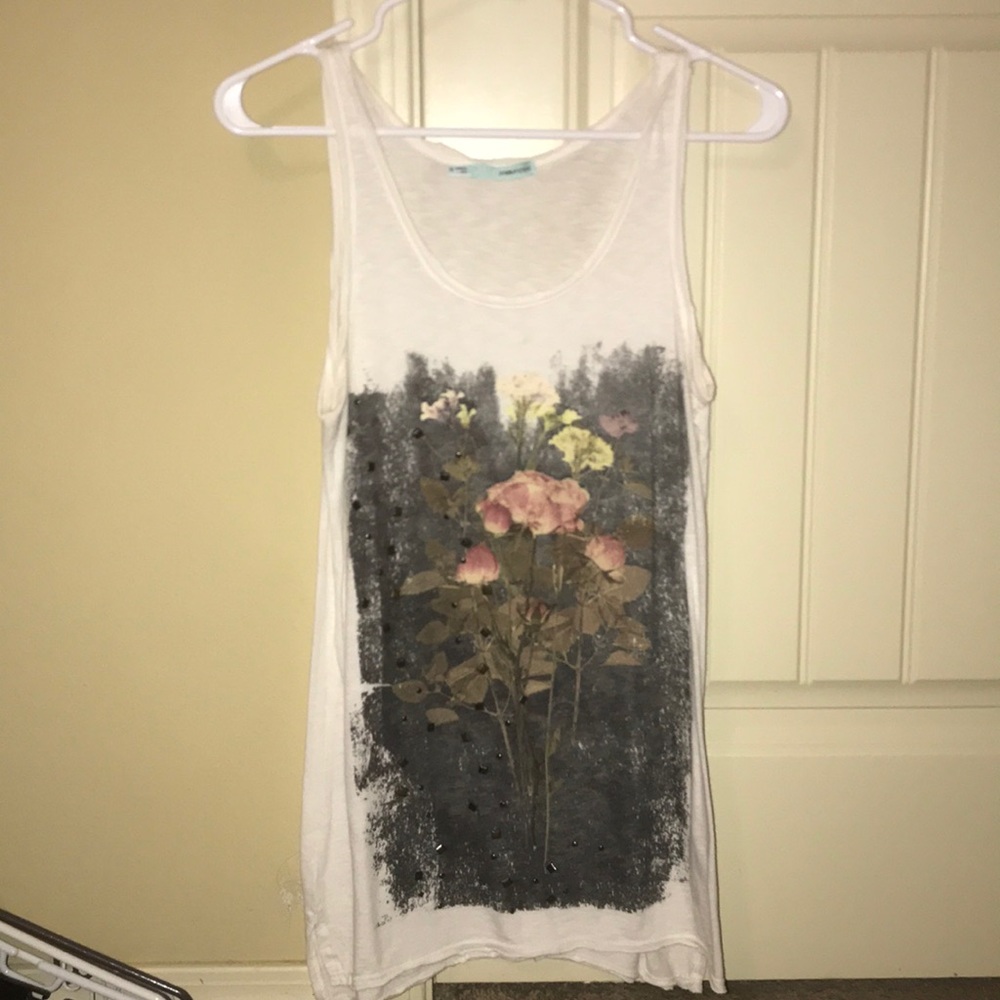 A tank top with a picture on it